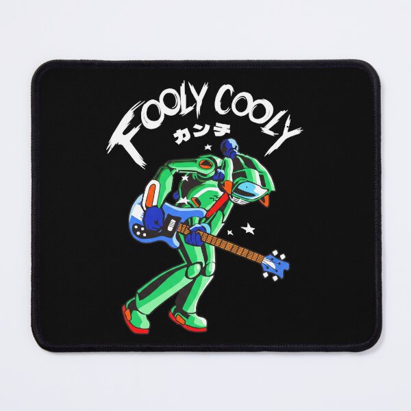 Item preview, Canti FLCL Fooly Cooly Kanji Robot Playing Electric Bass Guitar designed and sold by weepyzumi.