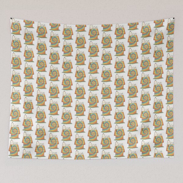 Item preview, Snoopy Sleeping Hippie House Retro Art | Peanuts Family Design ⭐⭐⭐⭐⭐ designed and sold by kimcstein.