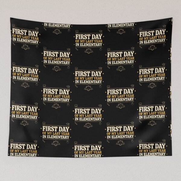 Item preview, First Day of My Last Year in Elementary School Memories designed and sold by Redgiant87x.
