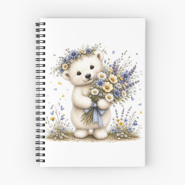Item preview, Cute Bear with Flower Bouquet designed and sold by PetalGarden.