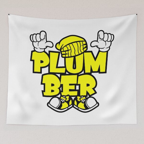 Item preview, PLUMBER - WORK Words Character Bold Retro designed and sold by NFTWords.