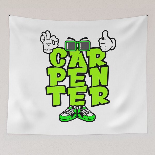 Item preview, CARPENTER - PROFESSIONS Design Character Bold Retro designed and sold by NFTWords.