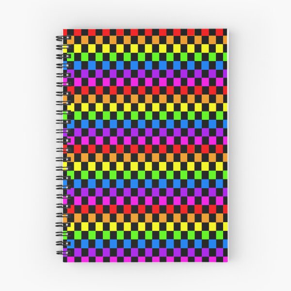 Item preview, Rainbow Checkerboard Emo Y2K Pattern designed and sold by TrxshWear.