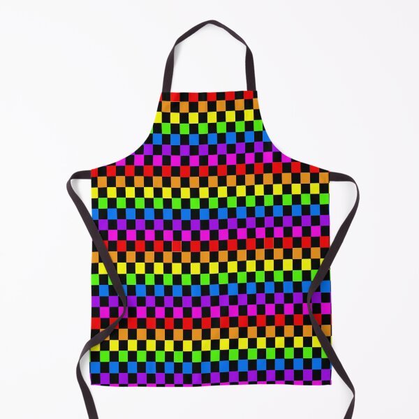 Item preview, Rainbow Checkerboard Emo Y2K Pattern designed and sold by TrxshWear.