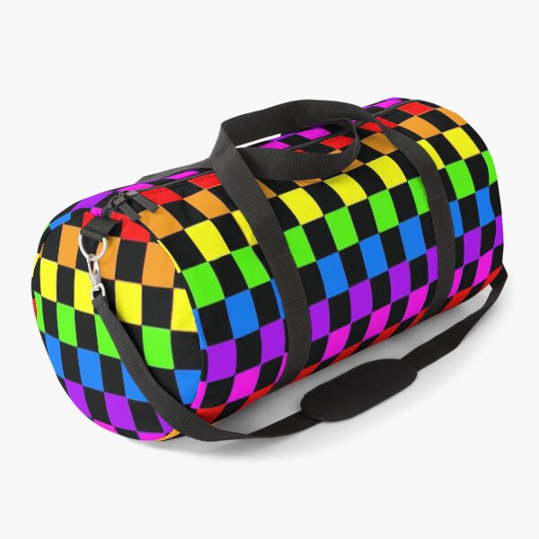 Item preview, Rainbow Checkerboard Emo Y2K Pattern designed and sold by TrxshWear.