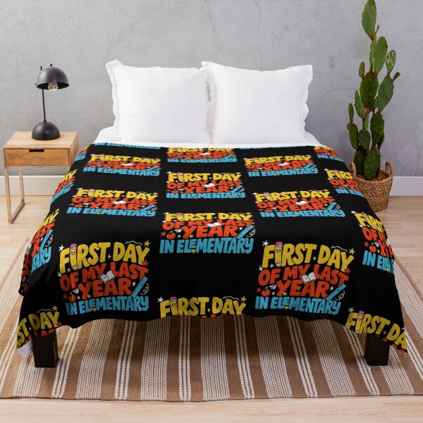 Item preview, First Day of My Last Year in Elementary Elementary School Student designed and sold by Redgiant87x.