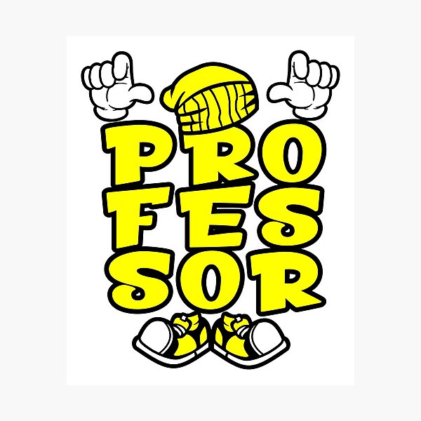 Item preview, PROFESSOR - WORK Cartoon Character Bold Retro designed and sold by NFTWords.