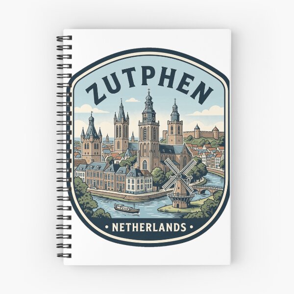 Item preview, Vintage Zutphen Netherlands Historic City Travel Badge designed and sold by k3rstman1.
