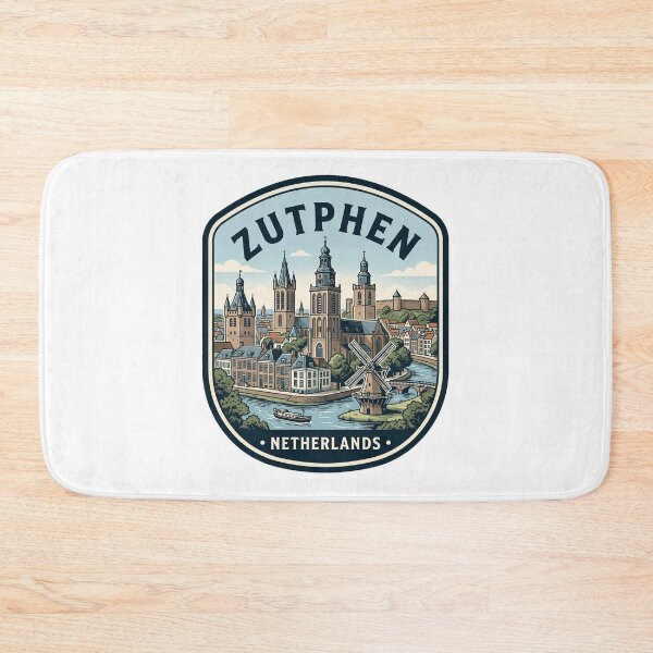 Item preview, Vintage Zutphen Netherlands Historic City Travel Badge designed and sold by k3rstman1.