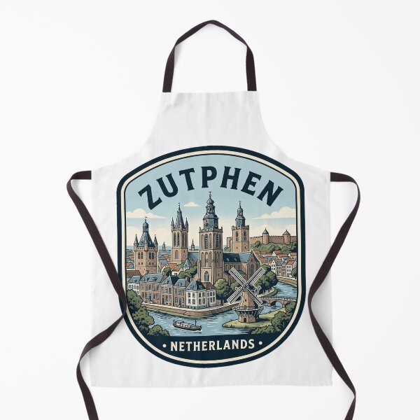 Item preview, Vintage Zutphen Netherlands Historic City Travel Badge designed and sold by k3rstman1.