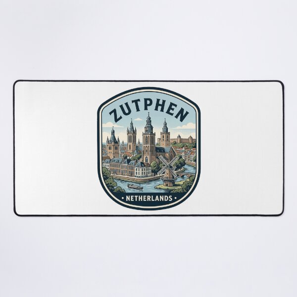 Item preview, Vintage Zutphen Netherlands Historic City Travel Badge designed and sold by k3rstman1.