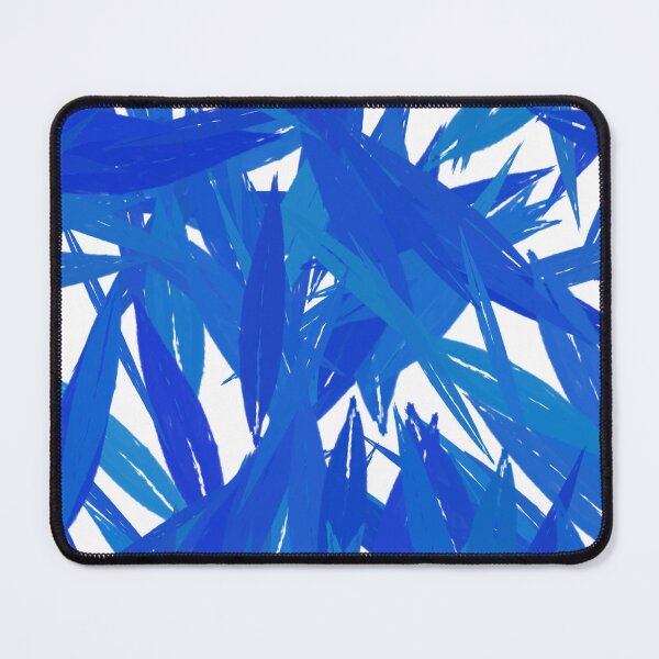 Item preview, Blue Abstract Leaves Pattern designed and sold by photossmirnov.