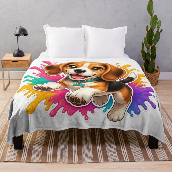 Item preview, Beagle – Cute Fluffy Dog Sticker designed and sold by Benjipawprints.