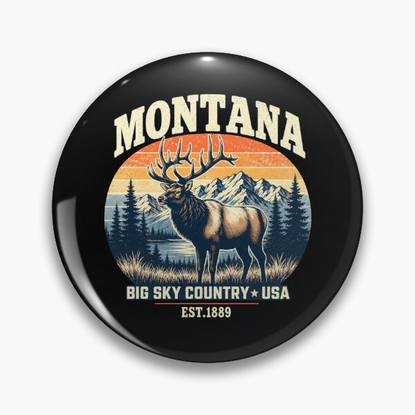 Item preview, Montana Rocky Mountains Elk Big Sky Country Souvenir designed and sold by lorna-saway.