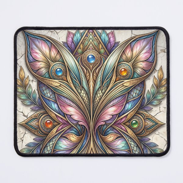 Item preview, Organic Shield-like Fractal with Metallic Gold designed and sold by Frackxion.