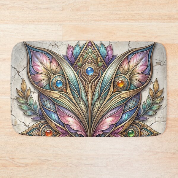 Item preview, Organic Shield-like Fractal with Metallic Gold designed and sold by Frackxion.