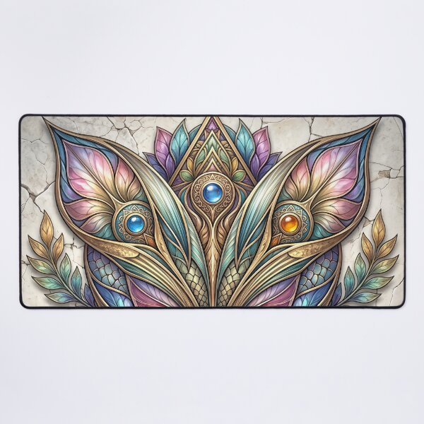 Item preview, Organic Shield-like Fractal with Metallic Gold designed and sold by Frackxion.