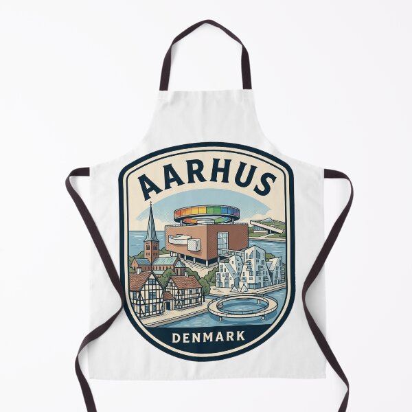 Item preview, Aarhus Denmark Vintage Travel Emblem designed and sold by k3rstman1.