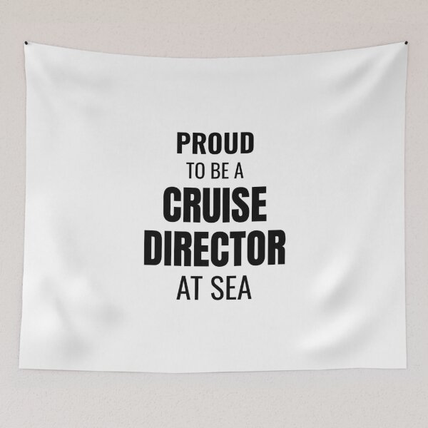 Item preview, Proud to be a Cruise Director at Sea (Black) designed and sold by ShipCrewNation.
