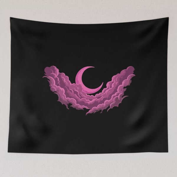 Item preview, Pink Crescent Moon designed and sold by Gkinoki.