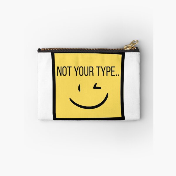 Item preview, Not Your Type Yellow Face Graphic  designed and sold by StudioBhavna.