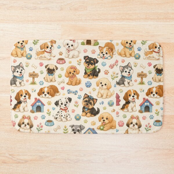 Item preview, Adorable Puppy Playtime designed and sold by Side Quest Co..