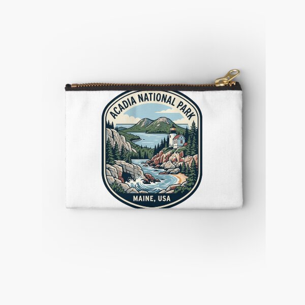 Item preview, Acadia National Park Maine Vintage Retro Badge designed and sold by k3rstman1.