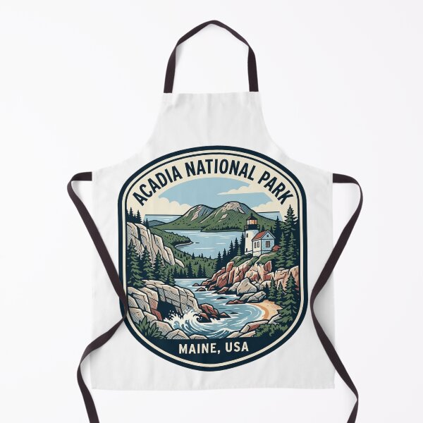 Item preview, Acadia National Park Maine Vintage Retro Badge designed and sold by k3rstman1.