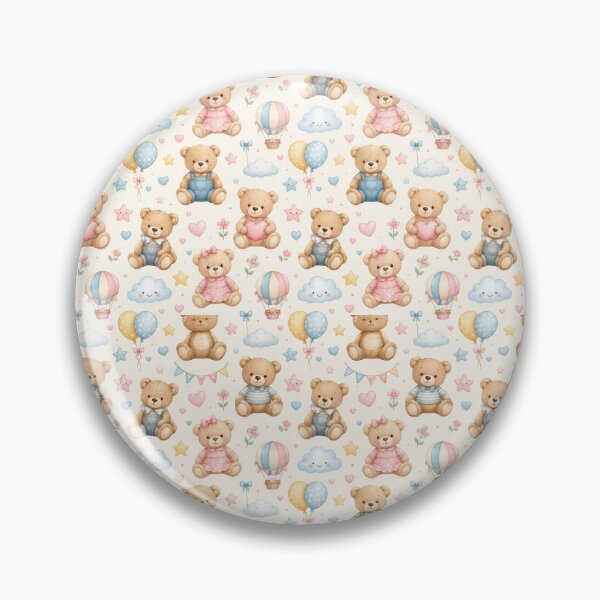 Item preview, Pastel Teddy Bear Nursery designed and sold by Side Quest Co..