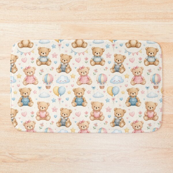 Item preview, Pastel Teddy Bear Nursery designed and sold by Side Quest Co..