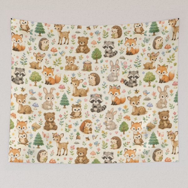 Item preview, Whimsical Woodland Friends designed and sold by Side Quest Co..