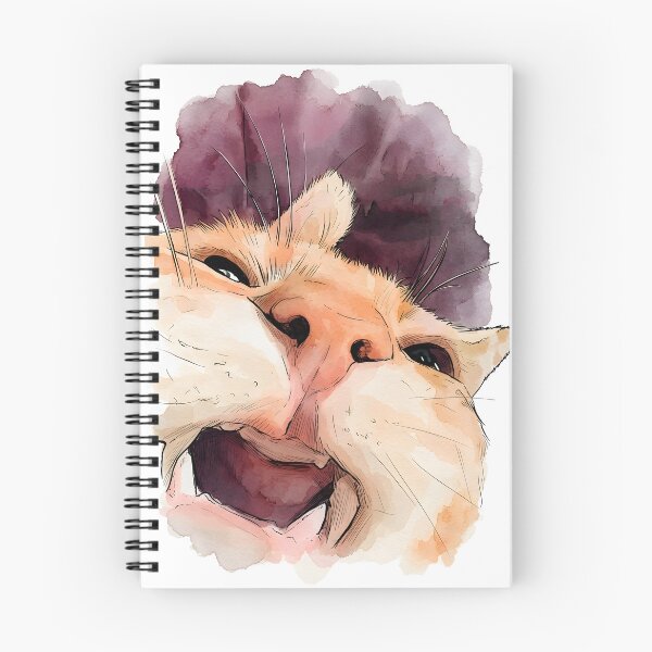 Item preview, Meowing cat meme designed and sold by Sommer Studio Designs.
