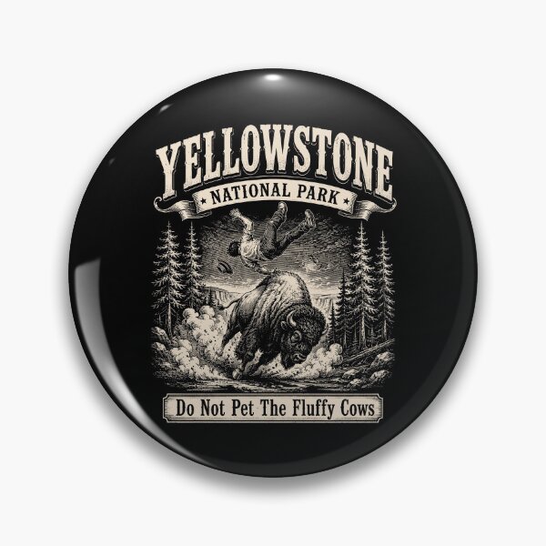 Item preview, Yellowstone Do Not Pet The Fluffy Cows designed and sold by lorna-saway.