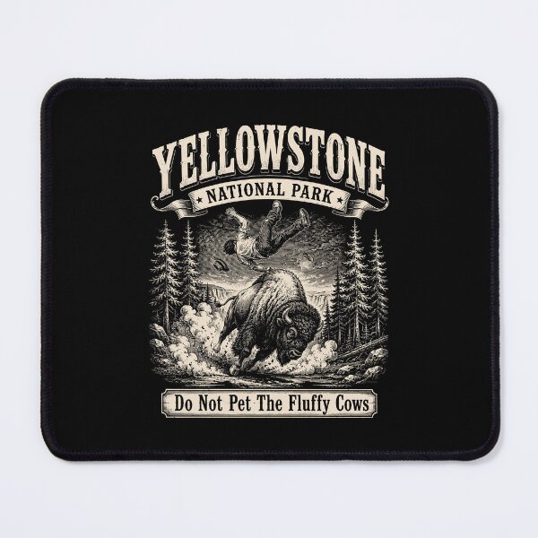 Item preview, Yellowstone Do Not Pet The Fluffy Cows designed and sold by lorna-saway.