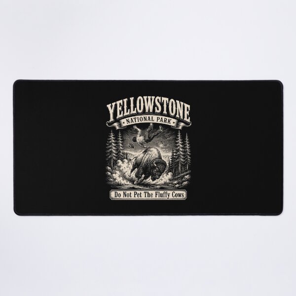 Item preview, Yellowstone Do Not Pet The Fluffy Cows designed and sold by lorna-saway.