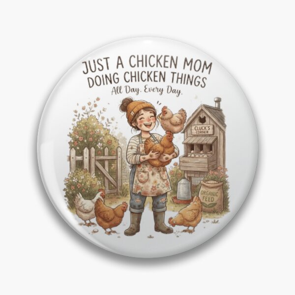 Item preview, Just A Chicken Mom Doing Chicken Things designed and sold by Bennie Singh.