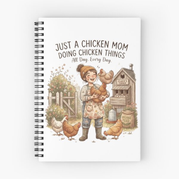 Item preview, Just A Chicken Mom Doing Chicken Things designed and sold by Bennie Singh.