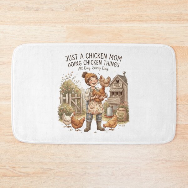 Item preview, Just A Chicken Mom Doing Chicken Things designed and sold by Bennie Singh.
