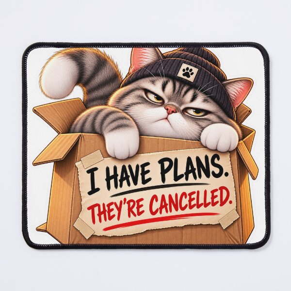 Item preview, Grumpy Cat Cancelling Plans designed and sold by Fares Zeineh.