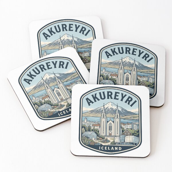 Item preview, Akureyri Iceland Vintage Travel Badge designed and sold by k3rstman1.