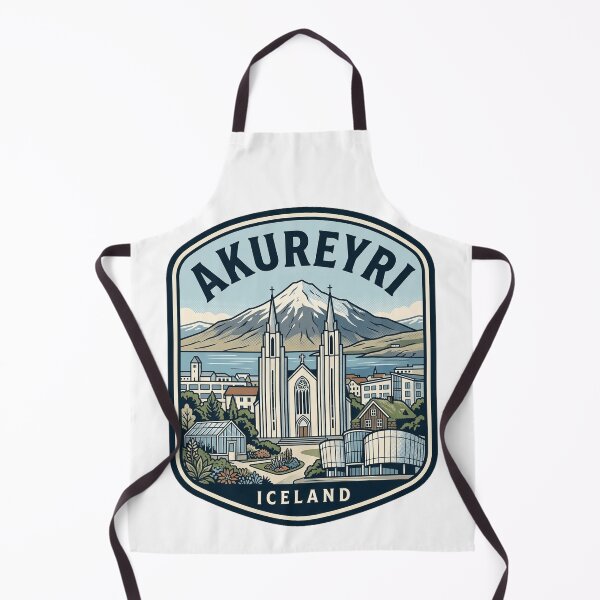 Item preview, Akureyri Iceland Vintage Travel Badge designed and sold by k3rstman1.