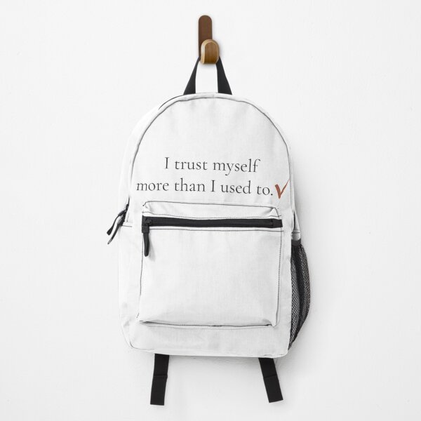 Item preview, I Trust Myself More Than I Used To - Minimalist Self Growth Quote Shirt designed and sold by DaysLoading.