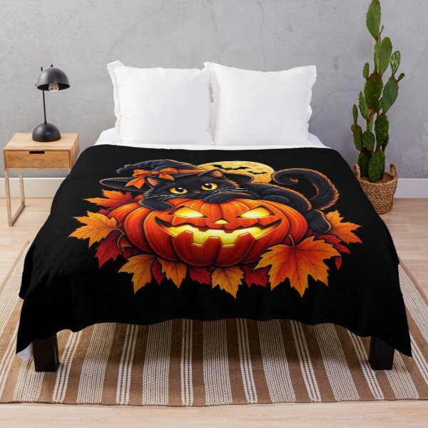 Item preview, Black Cat Halloween Pumpkin Gift designed and sold by Corvoria.