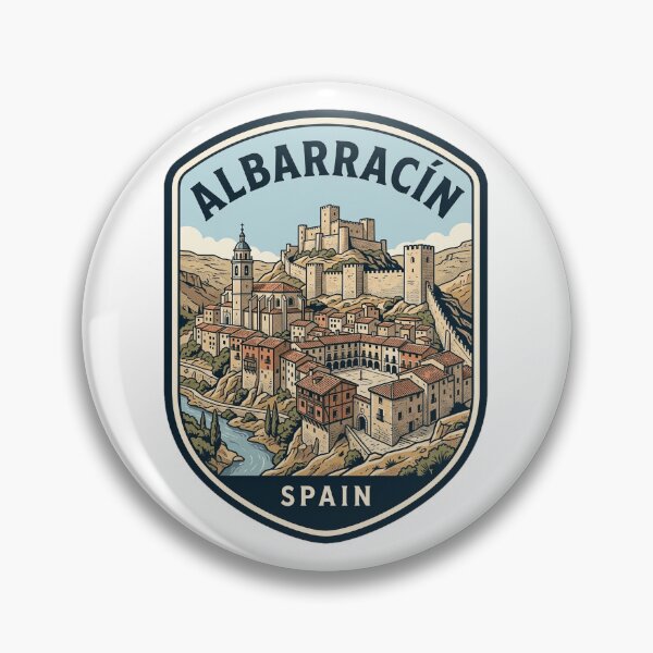 Item preview, Vintage Albarracin Spain Travel Emblem designed and sold by k3rstman1.