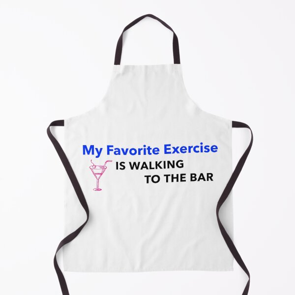 Item preview, My Favorite Exercise is walking to the bar designed and sold by CreationsbYKz.