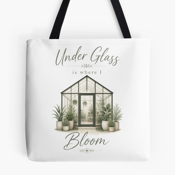 Item preview, Under Glass Is Where I Bloom | Greenhouse Lover Gift | Plant Mom Gift | Greenhouse Gardener Shirt | Botanical Garden Gift designed and sold by HooptownRV.