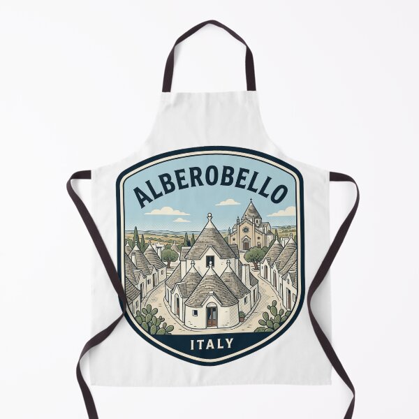 Item preview, Alberobello Italy Trulli Houses Vintage Travel Badge designed and sold by k3rstman1.