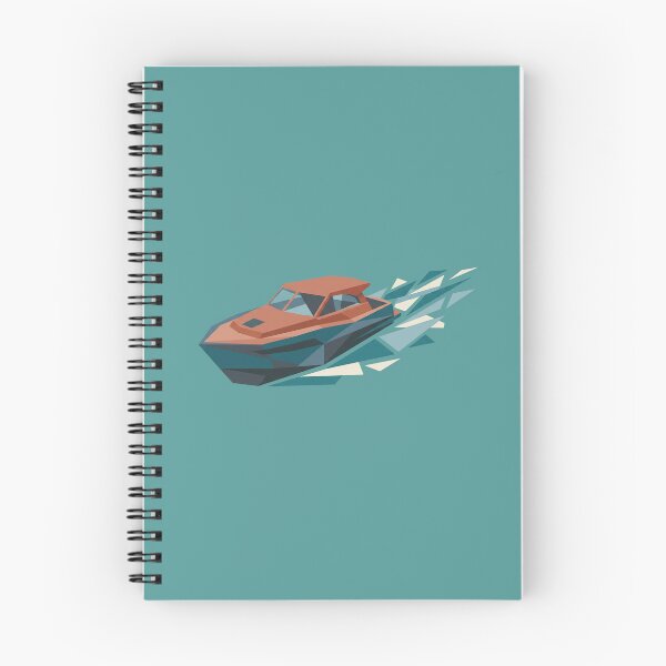 Item preview, Geometric Low Poly Speedboat Vector Art designed and sold by KiwiRider.