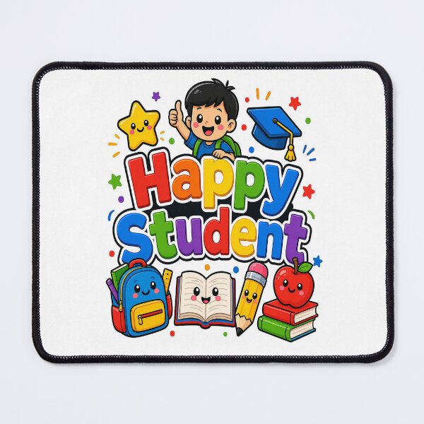 Item preview, Happy Student Kawaii Back to School Graduation Boy Supplies designed and sold by shemodas.