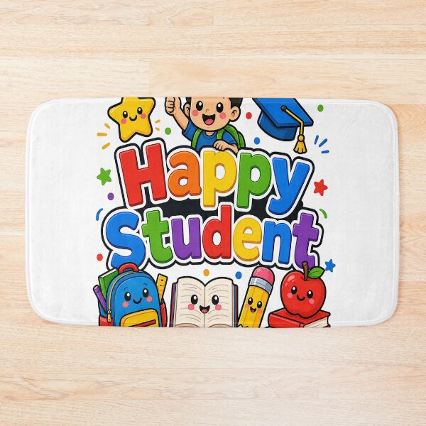 Item preview, Happy Student Kawaii Back to School Graduation Boy Supplies designed and sold by shemodas.